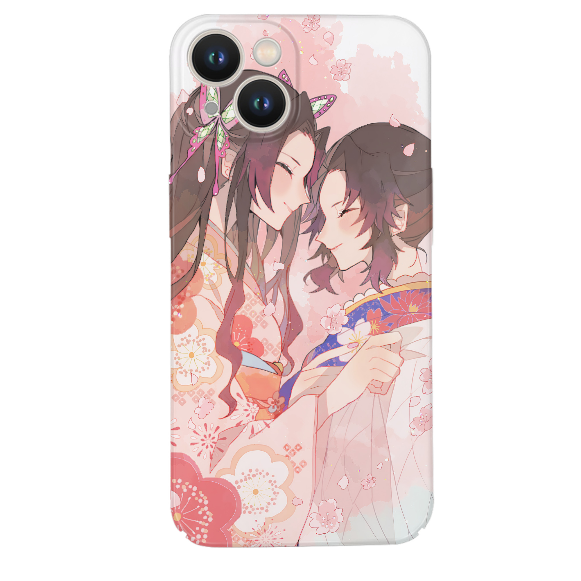 （画像用） 鬼滅の刃（きめつのやいば）蟲柱-胡蝶 しのぶ／こちょう しのぶ Kochou Shinobu 【iPhone 14シリーズ対応】ハードケース